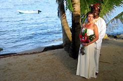 honeymoon in Belize at the Pelican Beach Resorts