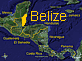 Map of Belize, Central America